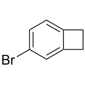4-溴苯并环丁烯BCB（4-BrBCB）化学分子结构式